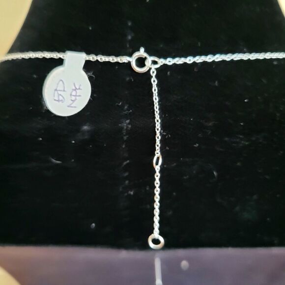 Sterling Silver curved bar choker - Picture 2 of 3